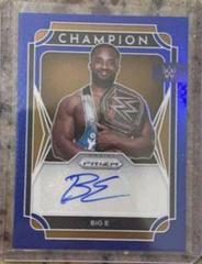 Big E [Blue Prizm] #CS-BGE Wrestling Cards 2022 Panini Prizm WWE Champion Signatures Prices