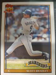 Scott Bradley #38 Baseball Cards 1991 Topps Prices