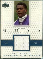 Randy Moss #LJ-RM Football Cards 2000 Upper Deck Legends Legendary Jerseys Prices