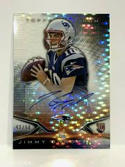 Jimmy Garoppolo [Pulsar Refractor] Football Cards 2014 Topps Platinum Rookie Autograph Prices