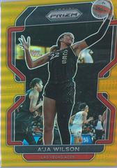 A'ja Wilson [Gold] #39 Basketball Cards 2022 Panini Prizm WNBA Prices