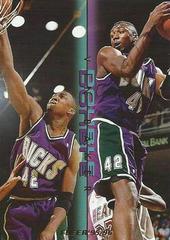 Vin Baker Basketball Cards 1995 Fleer Double Doubles Prices