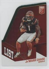 Ja'Marr Chase [Green] Football Cards 2022 Panini Donruss Elite A List Prices