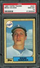 Brad Havens #44T Baseball Cards 1987 Topps Traded Prices