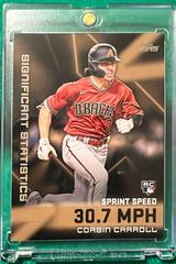 Corbin Carroll [Gold] Baseball Cards 2023 Topps Significant Statistics Prices