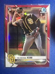 Ha Seong Kim [Red Refractor] #97 Baseball Cards 2021 Bowman Chrome Prices
