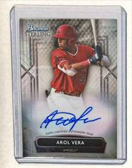 Arol Vera #PA-AV Baseball Cards 2022 Bowman Sterling Prospect Autographs Prices