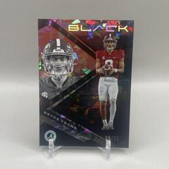 Bryce Young [Cracked Ice] #1 Football Cards 2023 Panini Chronicles Draft Picks Black Prices