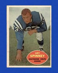 Art Spinney #7 Football Cards 1960 Topps Prices