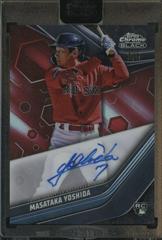 Masataka Yoshida [Red] #CBA-MY Baseball Cards 2023 Topps Chrome Black Autographs Prices