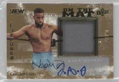 Lee Johnson [Autograph] Wrestling Cards 2021 Upper Deck AEW Spectrum On the Mat Relics Prices