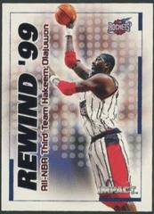 Hakeem Olajuwon #27RN Basketball Cards 1999 SkyBox Impact Rewind '99 Prices