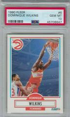 Dominique Wilkins #6 Basketball Cards 1990 Fleer Prices