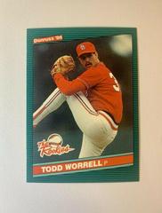 Todd Worrell #21 Baseball Cards 1986 Donruss Rookies Prices