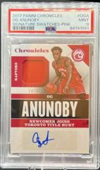 OG Anunoby [Pink] Basketball Cards 2017 Panini Chronicles Autographs Prices
