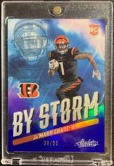Ja'Marr Chase [Blue] #BST-5 Football Cards 2021 Panini Absolute By Storm Prices