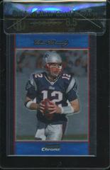 Tom Brady [Blue Refractor] #BC172 Football Cards 2007 Bowman Chrome Prices