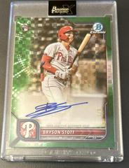 Bryson Stott [X] Baseball Cards 2022 Bowman Chrome Rookie Autographs Prices
