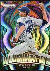 Jacob deGrom [Silver Prizm] #IL-1 Baseball Cards 2022 Panini Prizm Illumination Prices