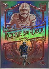 Sam Howell #RD-4 Football Cards 2022 Panini Donruss Elite Rookie on Deck Prices