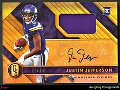 Justin Jefferson [Rookie Jersey Autograph] #218 Football Cards 2020 Panini Gold Standard Prices