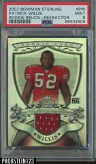 Patrick Willis [Jersey Refractor] Football Cards 2007 Bowman Sterling Prices