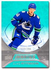 Elias Pettersson [Teal] #10 Hockey Cards 2021 Upper Deck Credentials Prices