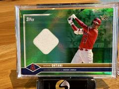 Shohei Ohtani [Relic Green Rainbow] #19 Baseball Cards 2022 Topps X Bobby Witt Jr. Crown Prices