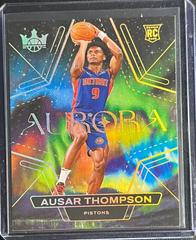 Ausar Thompson #4 Basketball Cards 2023 Panini Court Kings Aurora Prices