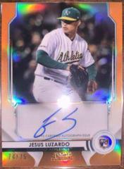 Jesus Luzardo [Orange Refractor] Baseball Cards 2020 Bowman Sterling Rookie Autographs Prices