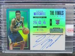Donovan Mitchell [Vertical Autograph Finals Ticket] Basketball Cards 2017 Panini Contenders Prices