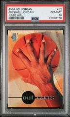 Michael Jordan #52 Basketball Cards 1994 Upper Deck MJ Rare Air Prices