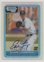 Evan Longoria [Refractor Autograph] Baseball Cards 2006 Bowman Chrome Draft Picks Prices