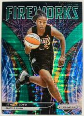 Jewell Loyd [Green Pulsar] #12 Basketball Cards 2022 Panini Prizm WNBA Fireworks Prices