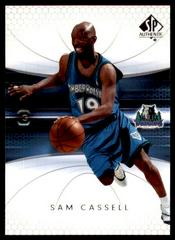Sam Cassell #51 Basketball Cards 2004 SP Authentic Prices
