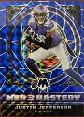 Justin Jefferson [Blue] #MM-13 Football Cards 2022 Panini Mosaic Men of Mastery Prices