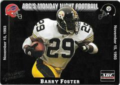 Barry Foster Football Cards 1993 Action Packed Monday Night Football Prices