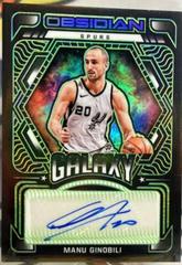 Manu Ginobili [Green] #GA-MGI Basketball Cards 2021 Panini Obsidian Galaxy Autographs Prices