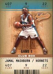 jamal mashburn #5 Basketball Cards 2002 Fleer Authentix Prices