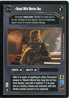 Bossk With Mortar Gun Star Wars CCG Enhanced Jabba's Palace