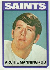 Archie Manning Football Cards 1972 Topps Prices