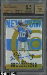 Eli Manning [Autograph Gold Refractor] Football Cards 2004 Topps Finest Prices