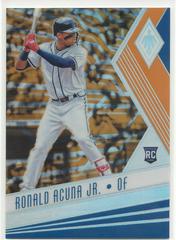 Ronald Acuna Jr. [Orange] Baseball Cards 2018 Panini Chronicles Phoenix Prices