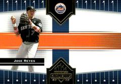Jose Reyes #64 Baseball Cards 2005 Donruss Champions Prices