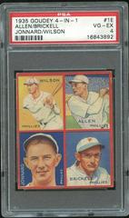Allen, Brickell, Jonnard, Wilson #1E Baseball Cards 1935 Goudey 4 in 1 Prices