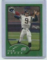 Drew Brees Football Cards 2002 Topps Prices