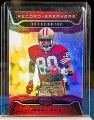 Jerry Rice [Purple] #RB-JR Football Cards 2019 Panini Certified Record Breakers Prices