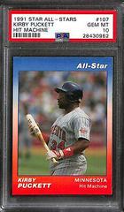 Kirby Puckett [Hit Machine] #107 Baseball Cards 1991 Star All Stars Prices