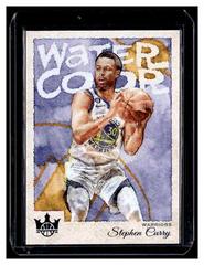 Stephen Curry [Sapphire] #2 Basketball Cards 2022 Panini Court Kings Water Color Prices