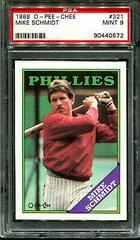 Mike Schmidt #321 Baseball Cards 1988 O Pee Chee Prices